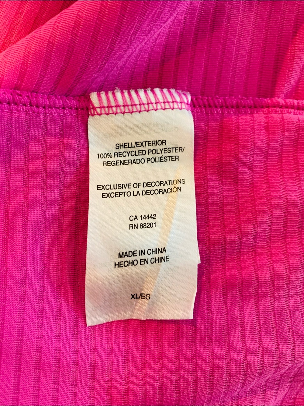 Mondetta Women's Fuchsia Half-Zip Swim Coverup - Picture 5 of 10